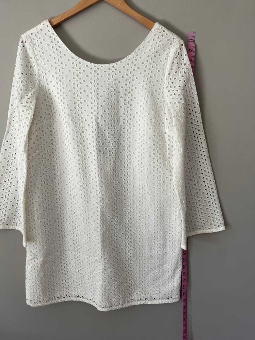 New! Heyton‎ Eyelet Dress Cotton White Lined Size Medium NWT - Picture 10 of 14